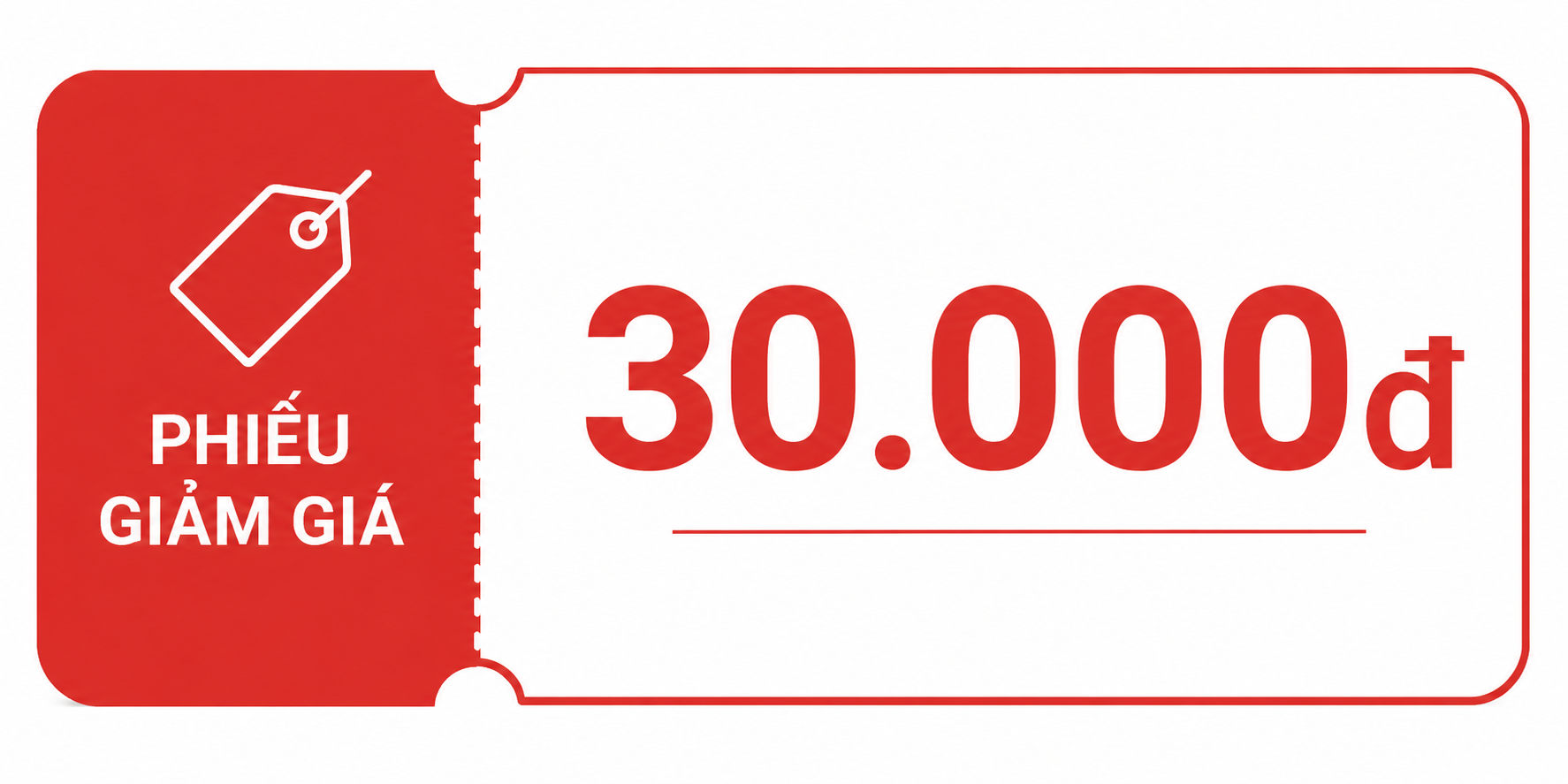 Phiếu giảm giá 30.000đ